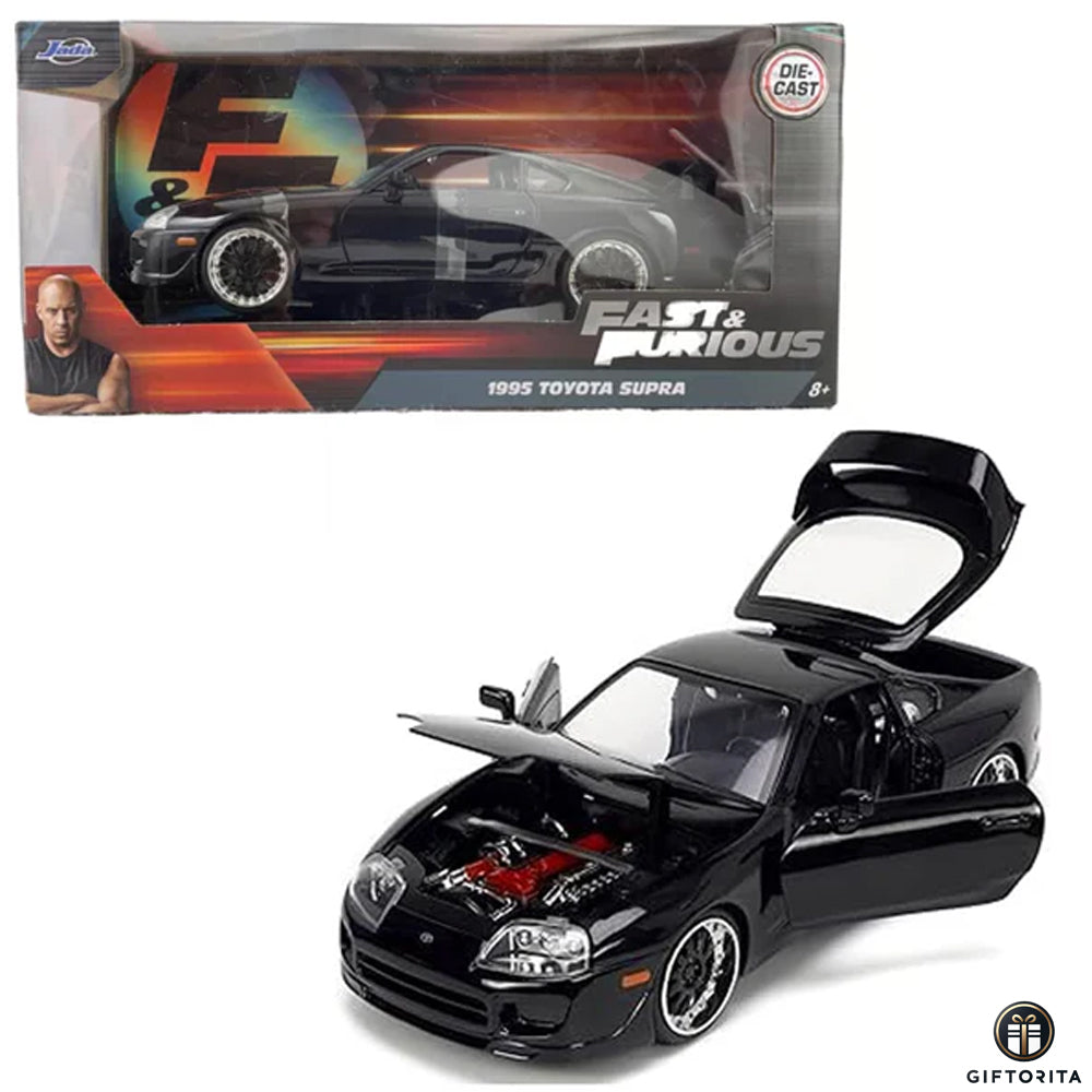 Die Cast 1:24 – Jada – Fast & Furious – 1995 Toyota Supra – Black (P01613)