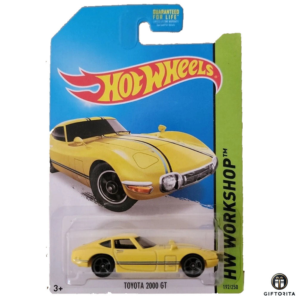 Hot Wheels Regular Toyota - Toyota 2000 GT - 192/250 - Yellow