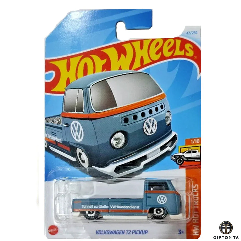Hot Wheels Regular – VOLKSWAGEN T2 PICKUP – 1/10 & 42/250 – Matte Gray