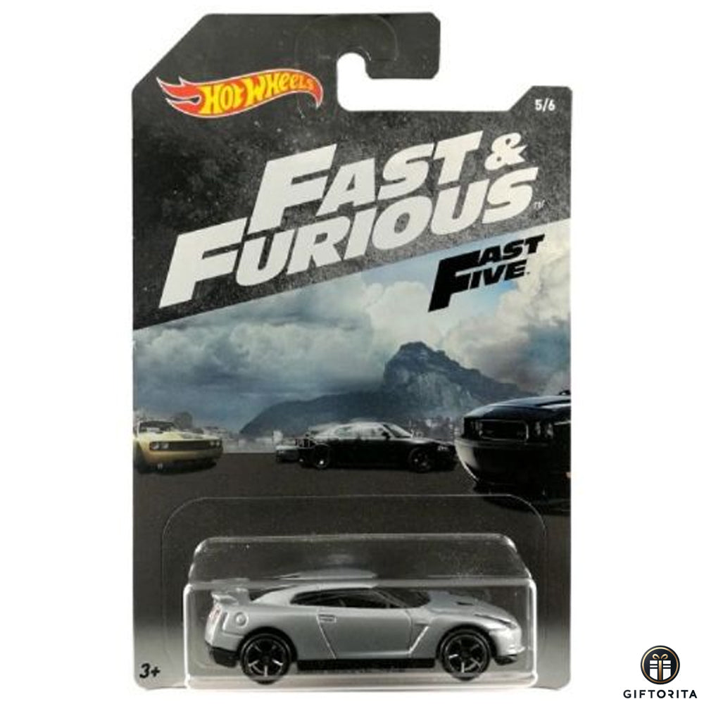 Hot Wheels Regular Nissan - 2009 Nissan GT-R # Fast & Furious - 5/6 - Silver