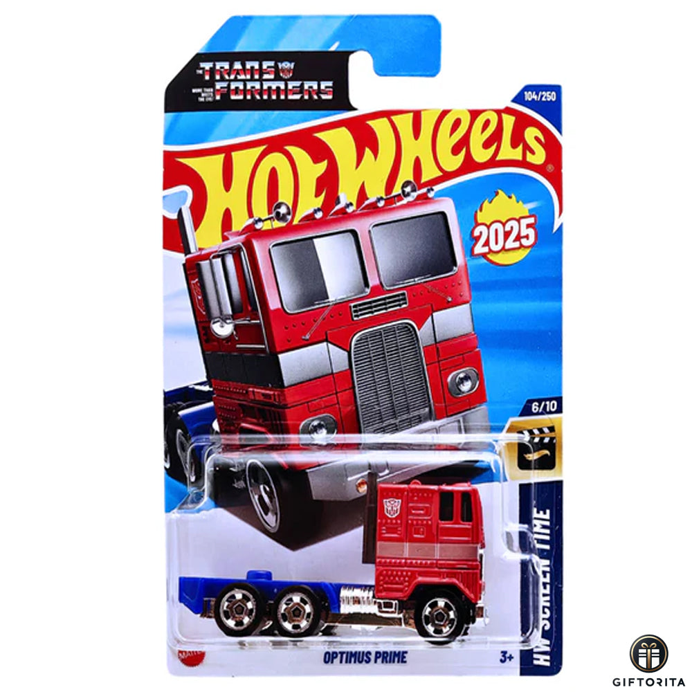 Hot Wheels Regular - Optimus Prime - 6/10 & 104/250 - Red