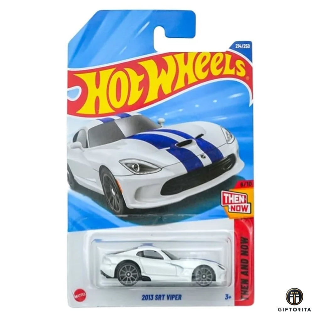 Hot Wheels Regular - 2013 SRT Viper - 6/10 & 214/250 - White & Blue