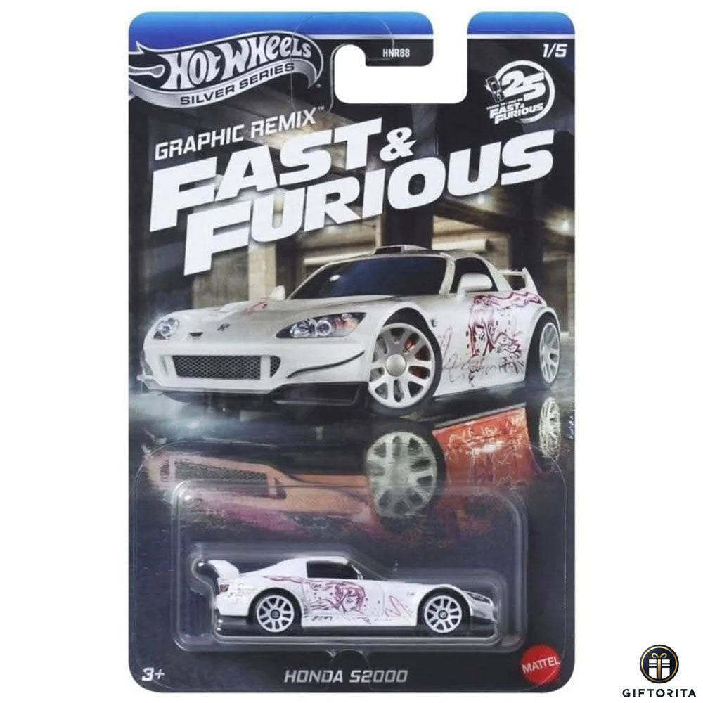 Hot Wheels Regular – Silver Series - Fast & Furious # Graphic Remix - Honda S2000 - 1/5 - White