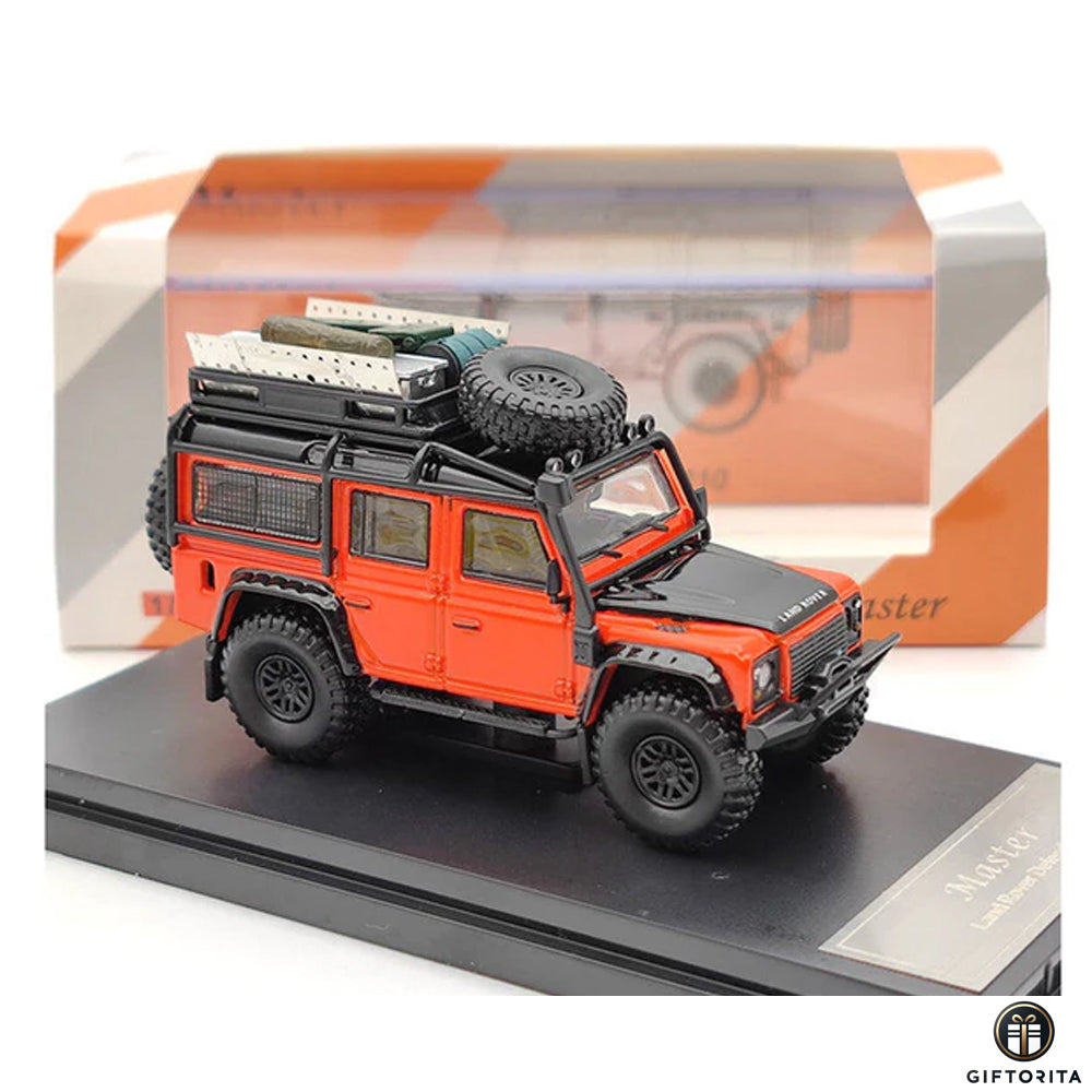 MASTER 1:64 Die Cast (P00078) – Land Rover Defender 110 – Orange