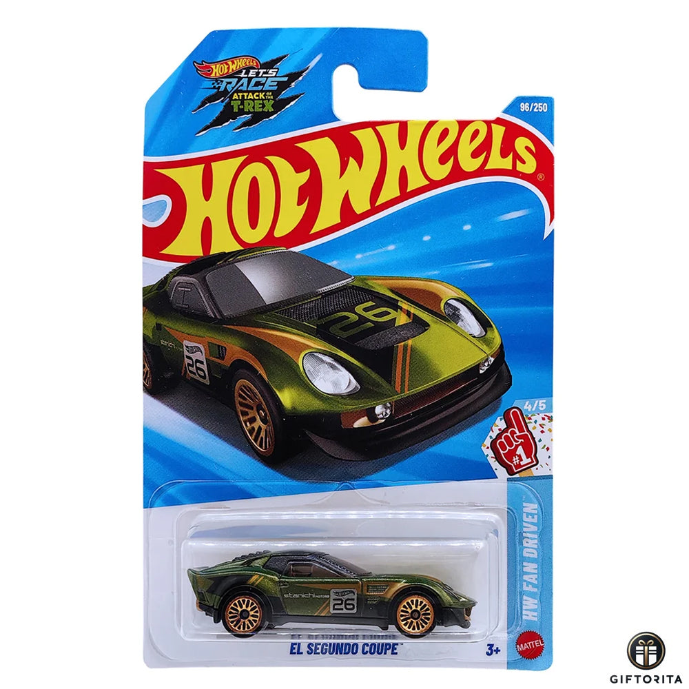 Hot Wheels Regular -EL segundo coupe -4/5 & 96/250 -Green