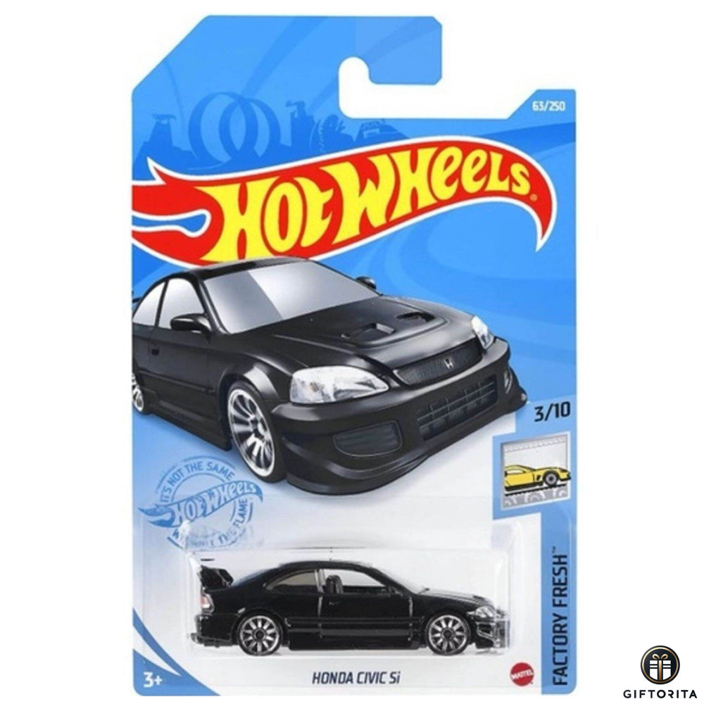 Hot Wheels Regular- Honda Civic Si - 3/10 & 63/250 - Black