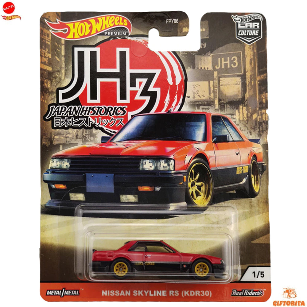 Hot Wheels Premium Single 3 – JH3 – Nissan Skyline RS (KDR30) – 1/5 – Red/Black