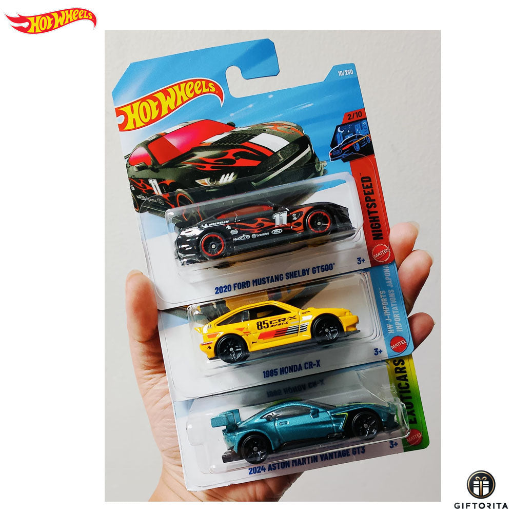 Hot Wheels Regular Short Card Set Of 3 Car # D