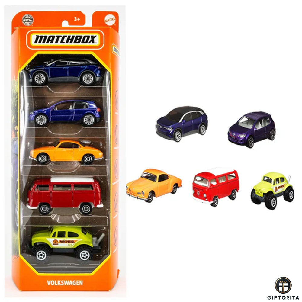 Matchbox 5 Pack (P00019) -Volkswagen