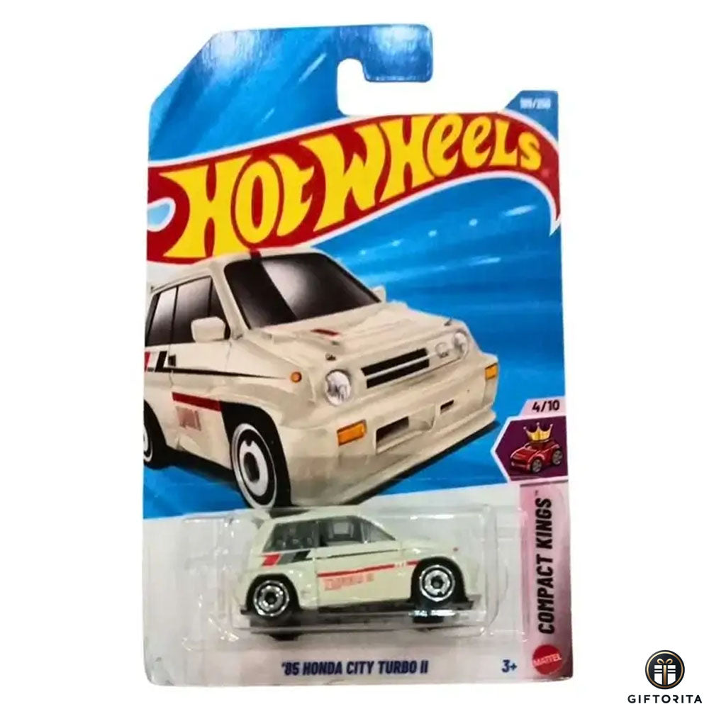 Hot Wheels Regular - 85 Honda City Turbo ll - 4/10 & 105/250 - Off White