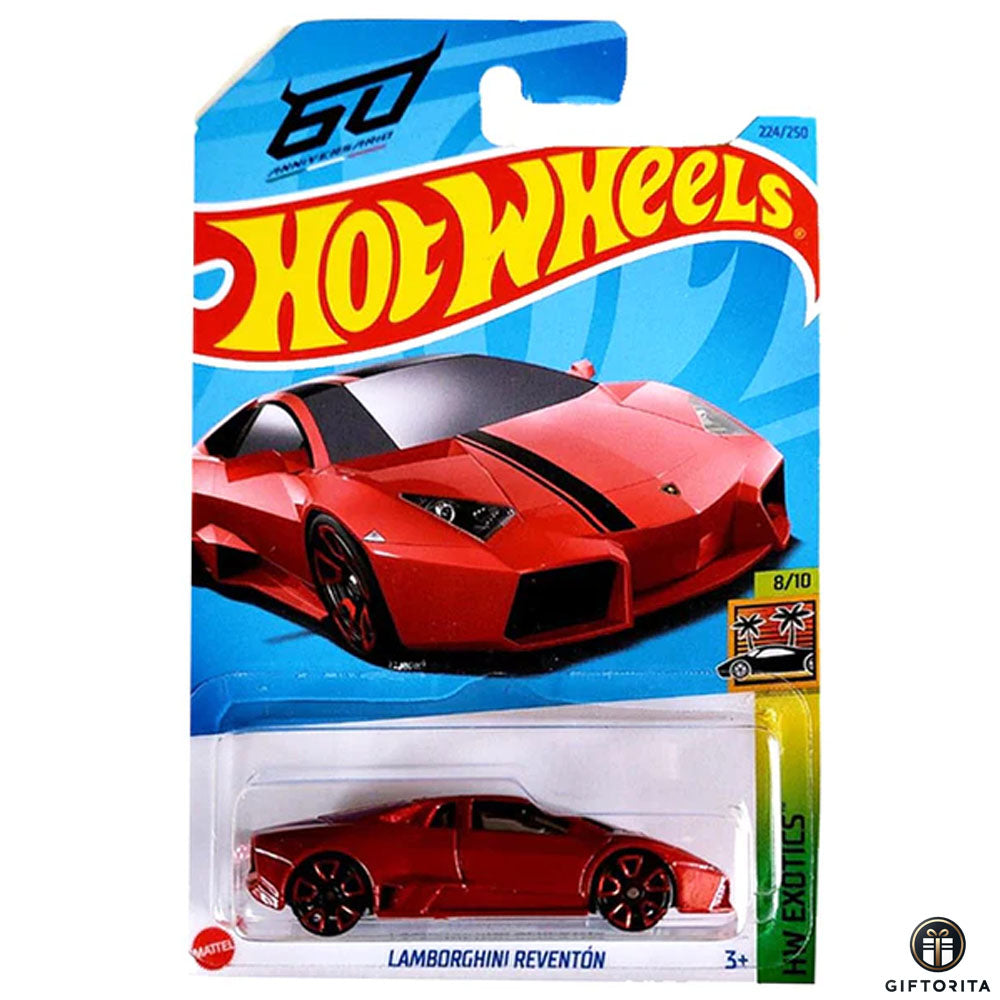 Hot Wheels Regular Lamborghini – Lamborghini Reventon – 8/10 & 224/250 – Red