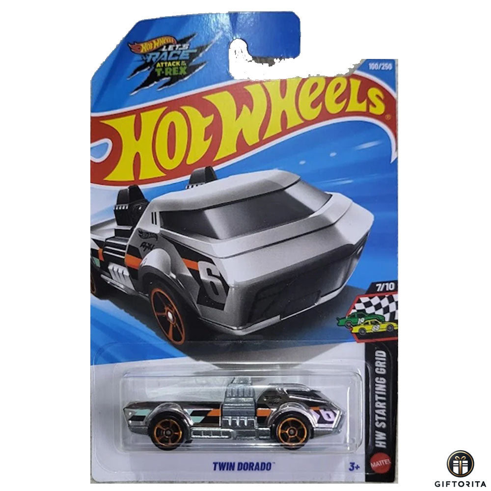 Hot Wheels Regular - Twin Dorado - 7/10 & 100/250 - Silver