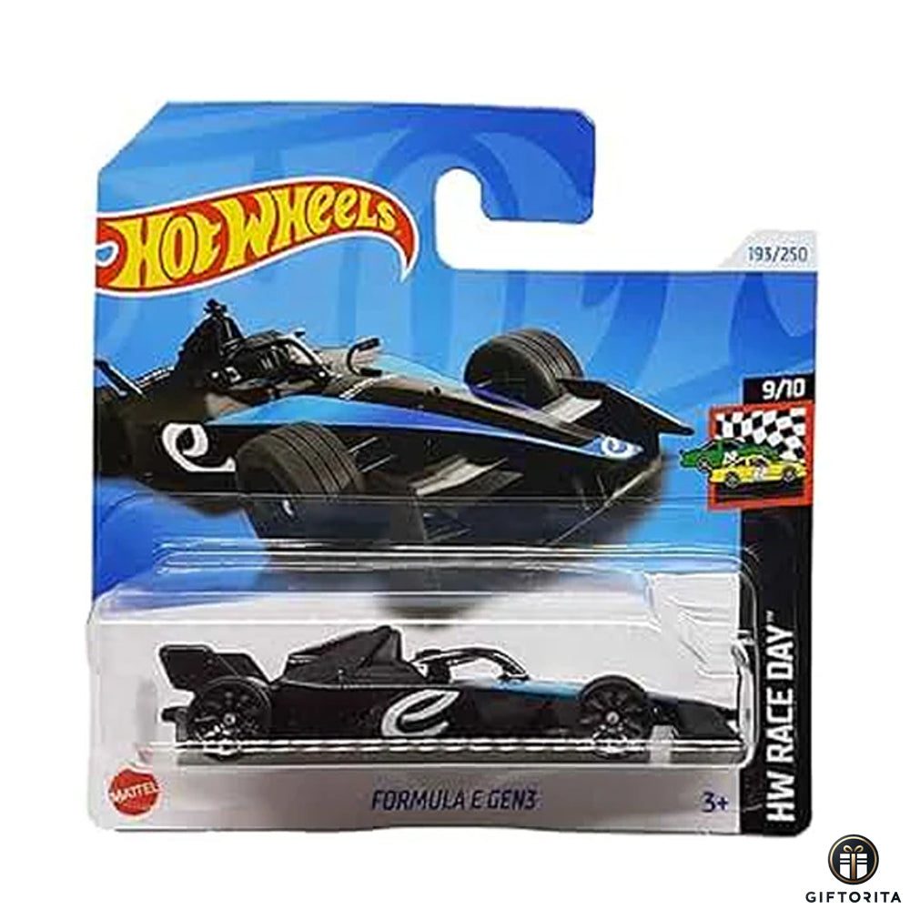 Hot Wheels Regular Short Card – Formula E Gen3 – 9/10 & 193/250