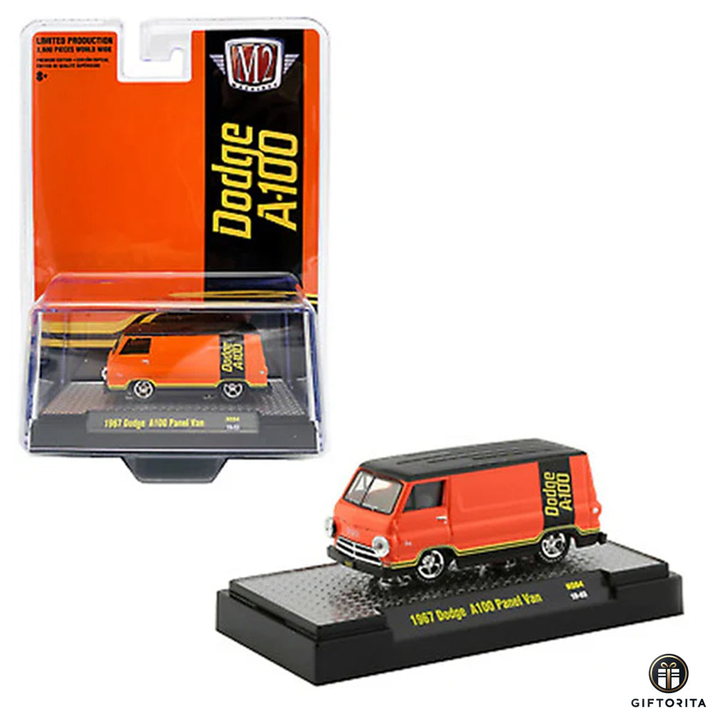 M2 Machines 1:64 Die Cast (P00074) – 1967 Dodge A100 Van – Orange