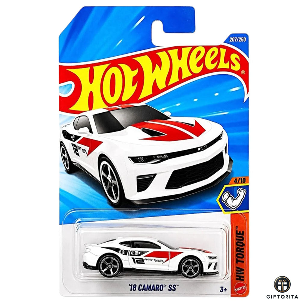Hot Wheels Regular - 18 Camaro SS - 4/10 & 207/250 - White