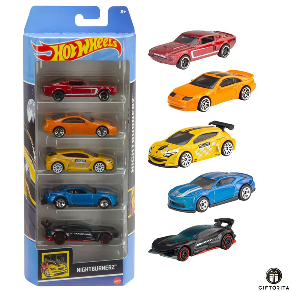 Hot Wheels Regular 5 Pack (PP00704) – Nightburnerz