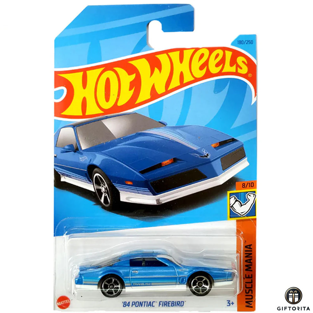 Hot Wheels Regular Pontiac – 84 Pontiac Firebird 8/10 & 180/250 – Blue