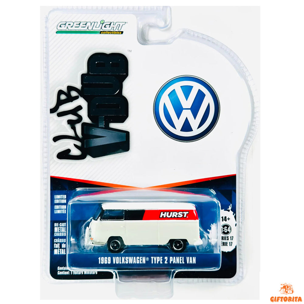 Greenlight Die Cast 1:64 (P00981) – 1969 Volkswagen Type 2 Panel Van