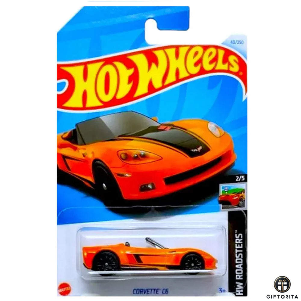 Hot Wheels Regular Corvette - Corvette C6 -2/5 & 40/250 – Orange