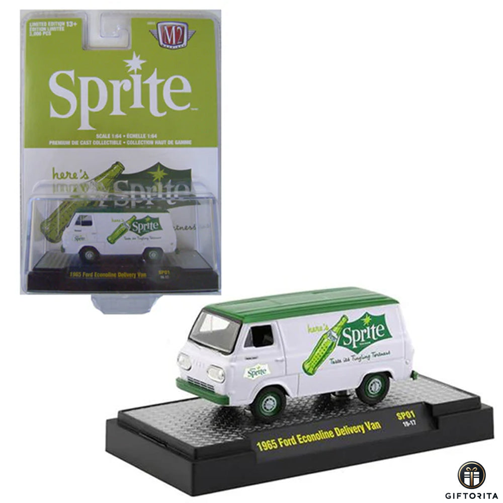 M2 Machines 1:64 Die Cast (P00074) – 1965 Ford Econoline Delivery Van – Green