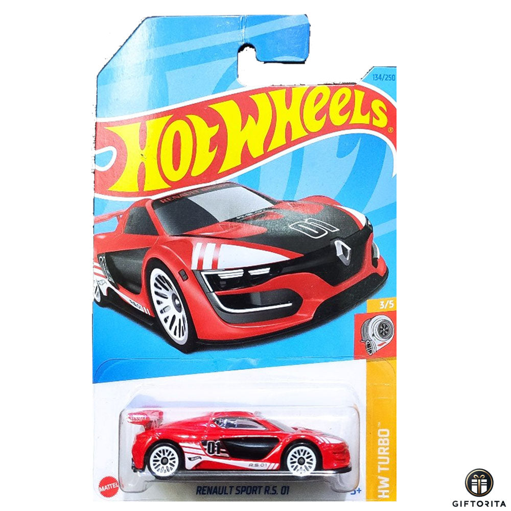 Hot Wheels Regular Renault - Renault Sport R.S 01 8/10 - 3/5 & 134/250 - Red