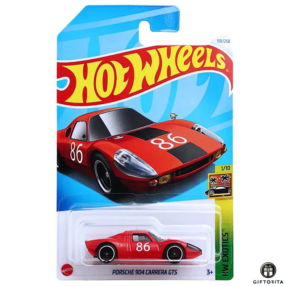 Hot Wheels Regular – Porsche 904 Carrera GTS – 1/10 & 158/250 – Red