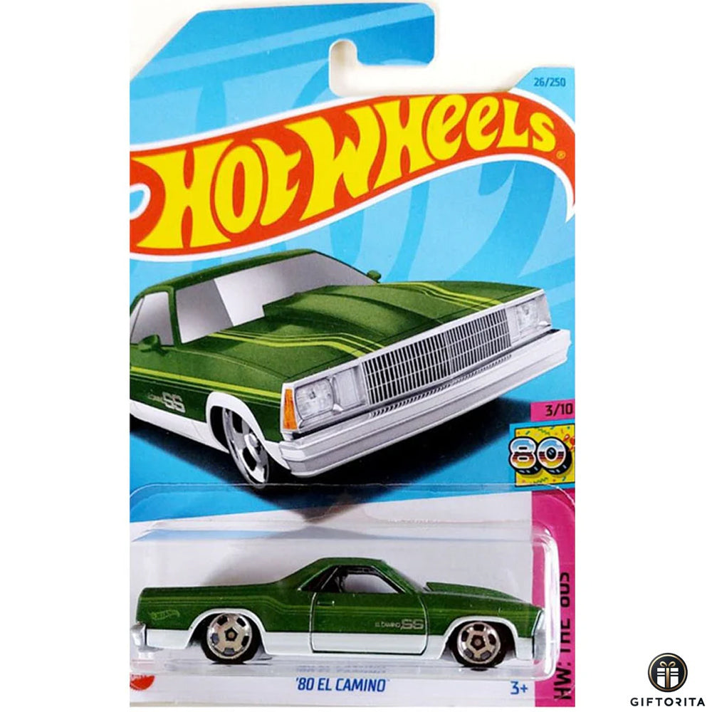 Hot Wheels Regular Camino – 80 EL Camino – 3/10 & 26/250 – Green
