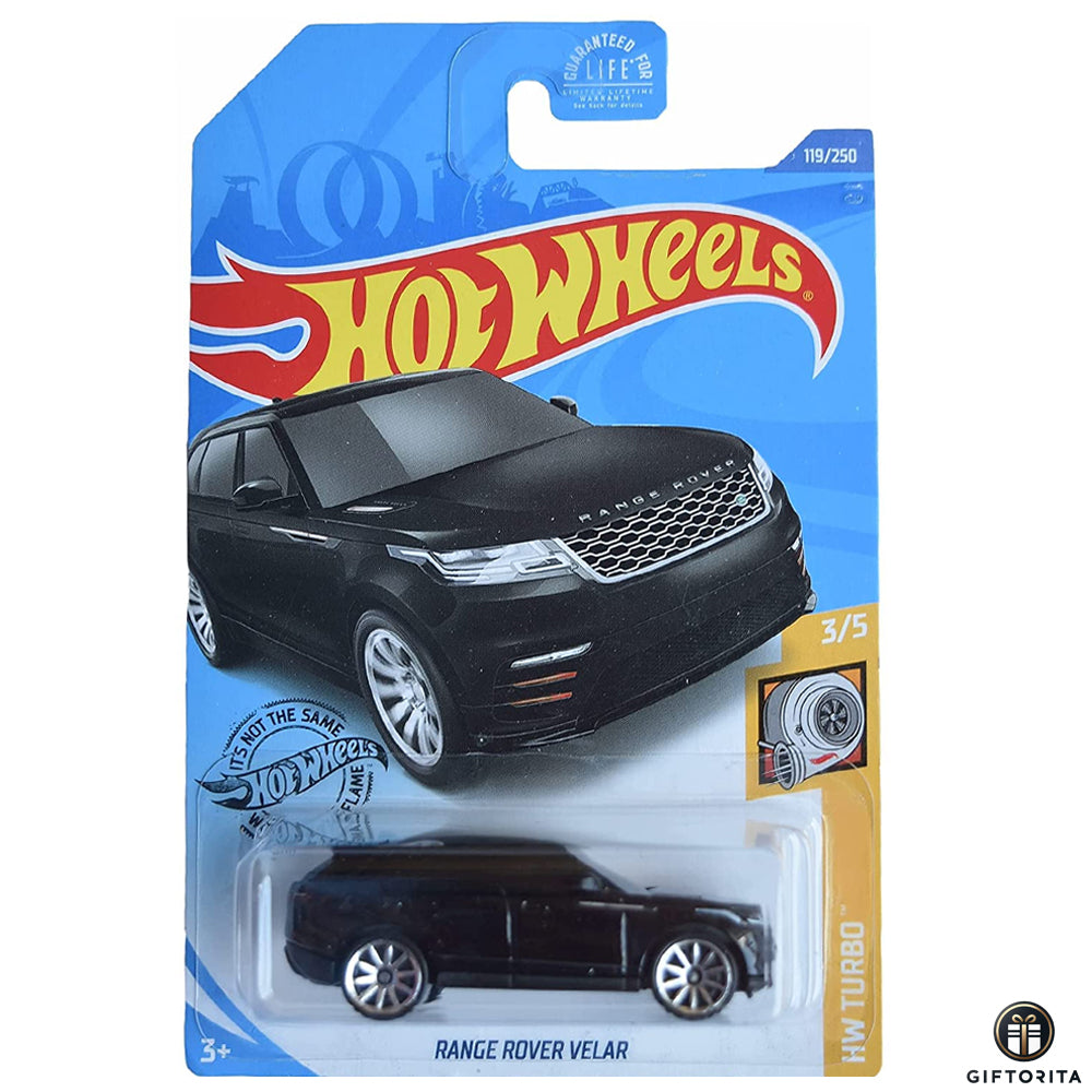 Hot Wheels Regular - Ranger Rover Velar - 3/5 & 119/250 - Black