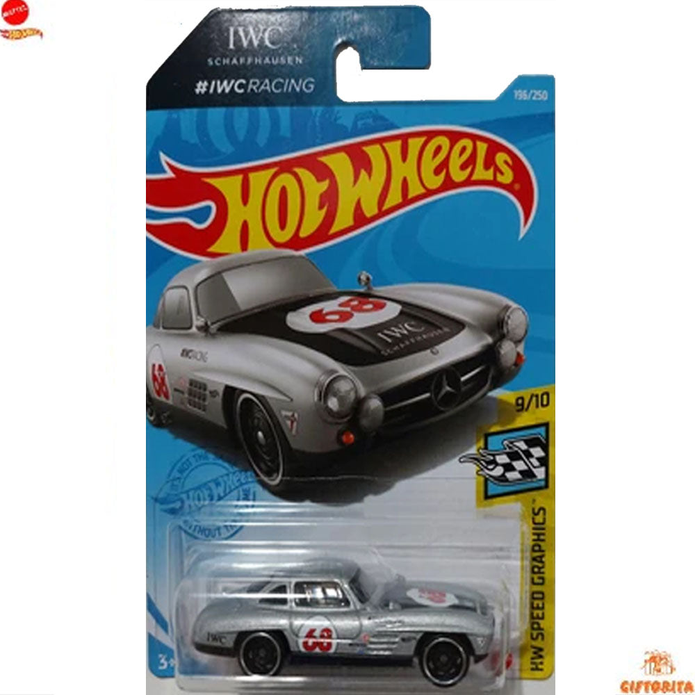 Hot Wheels Regular Mercedes – Mercedes-Benz 300 SL – 9/10 & 196/250 – Silver