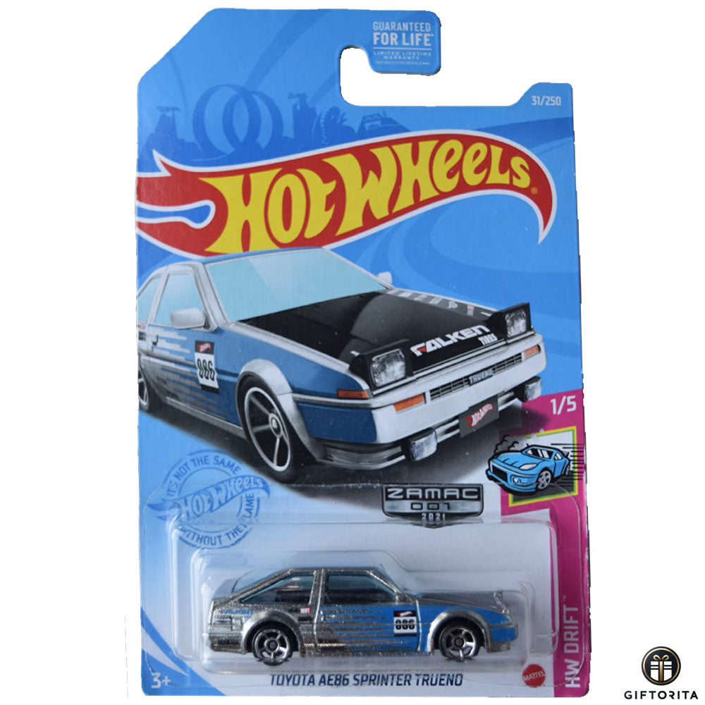 Hot Wheels Regular - Toyota AE86 Sprinter Trueno #Zamac - 1/5 & 31/250 - Falkan