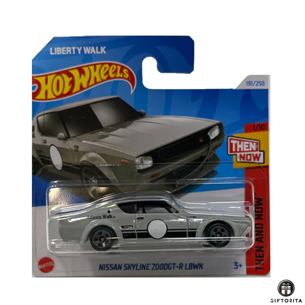 Hot Wheels Regular Short Card – Nissan skyline 200GT-R LBWK – 1/10 & 191/250