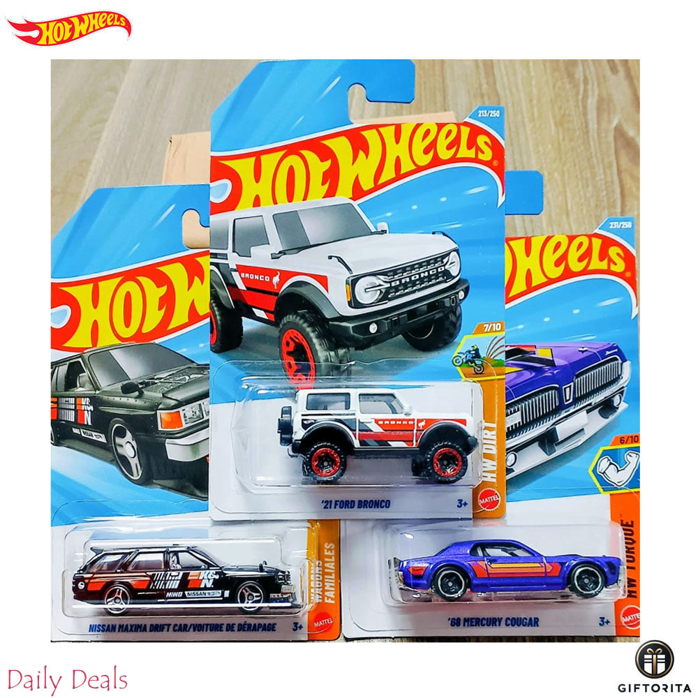 Daily Deals - 7 : Hot Wheels Mainline Set of 3 Car
