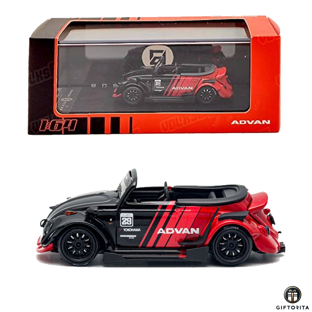 Inspire Model Advan Die Cast 1:64 (P01402) - RWB Volkswagen Beetle (Advan) Robert Design