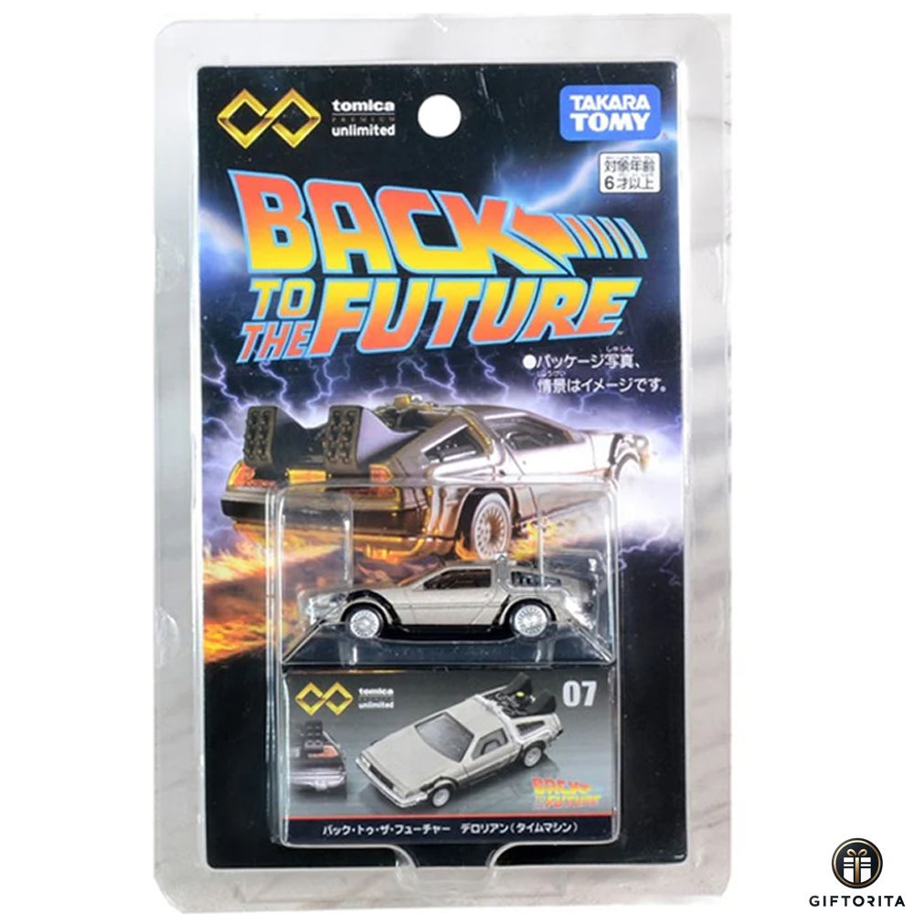 Tomica Premium 1:64 Die Cast – UNLIMITED 07 – Back To The Future
