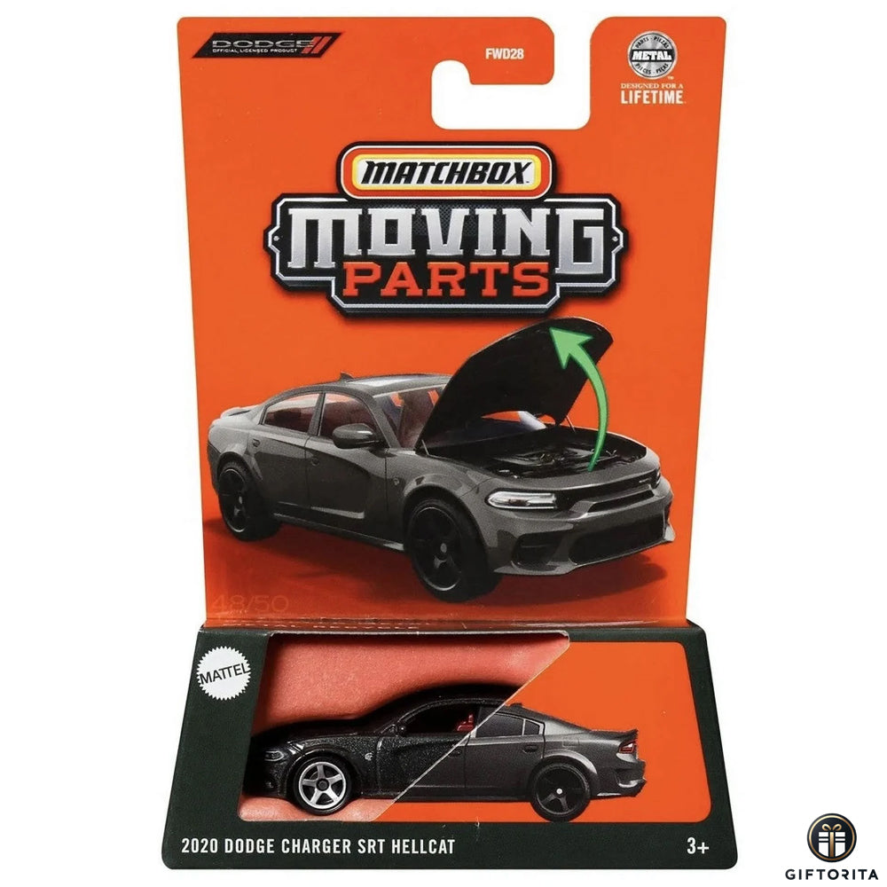 Matchbox Moving Parts P00118 - 2020 Dodge Charger SRT Hellicat