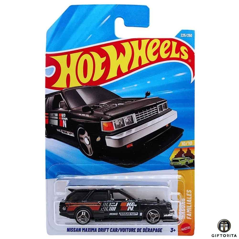 Hot Wheels Regular - Nissan Maxima Drift Car/Voiture De Derapage - 10/10 & 225/250 - Black