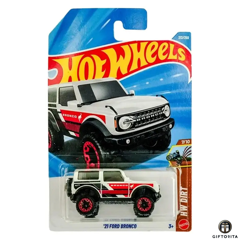 Hot Wheels Regular -21 Ford bronco -7/10 & 213/250 - White