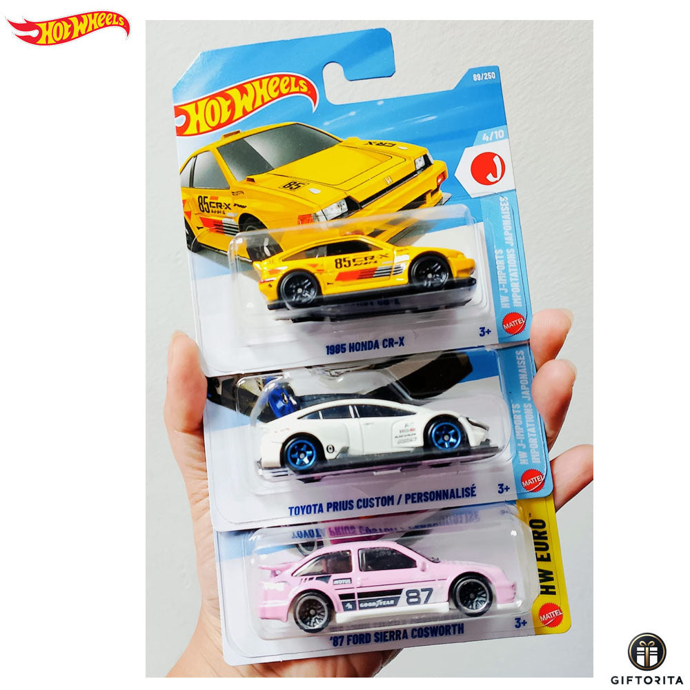 Hot Wheels Regular Short Card Set Of 3 Car # H