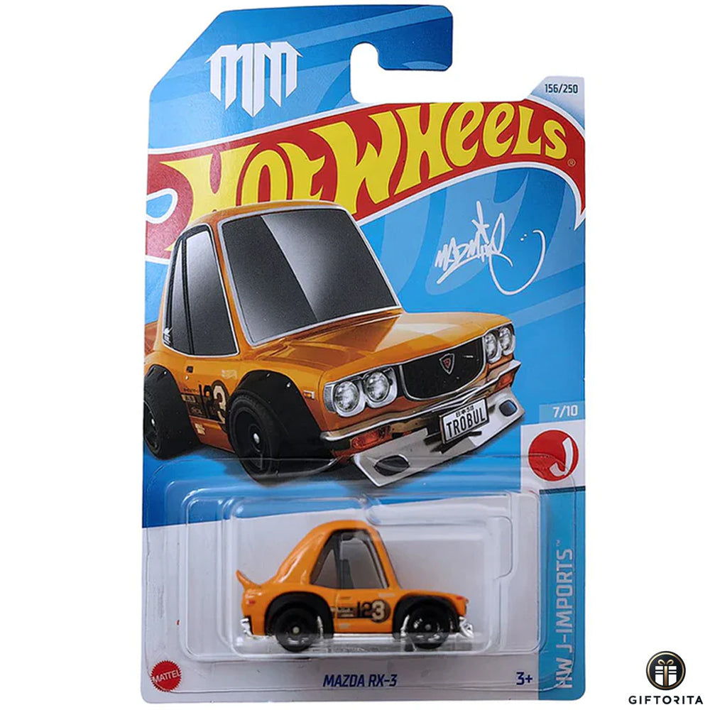 Hot Wheels Regular Mazda 1 – Mazda RX-3 – 7/10 & 156/250 – Orange