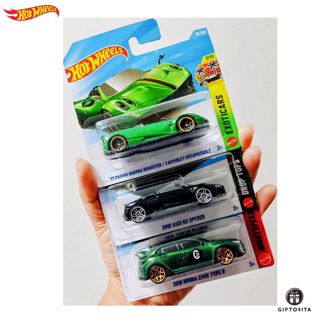 Hot Wheels Regular Short Card Set Of 3 Car # I