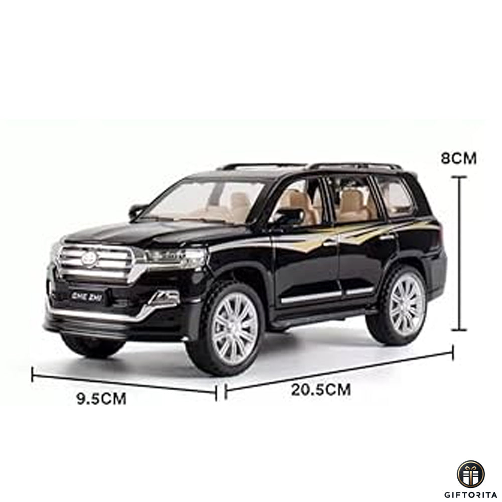 Die Cast 1:24 CHE ZHI (P01677) - Simulation Sound And Light Pull Serise - Toyota Land Cruiser Model Car with Box