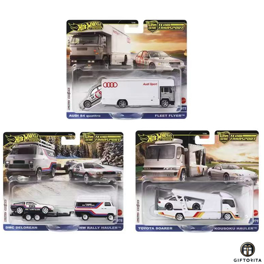 Pre-Order - Hot Wheels - 1:64 - 2025 Team Transport F Case (Mix 2) - Set of 3