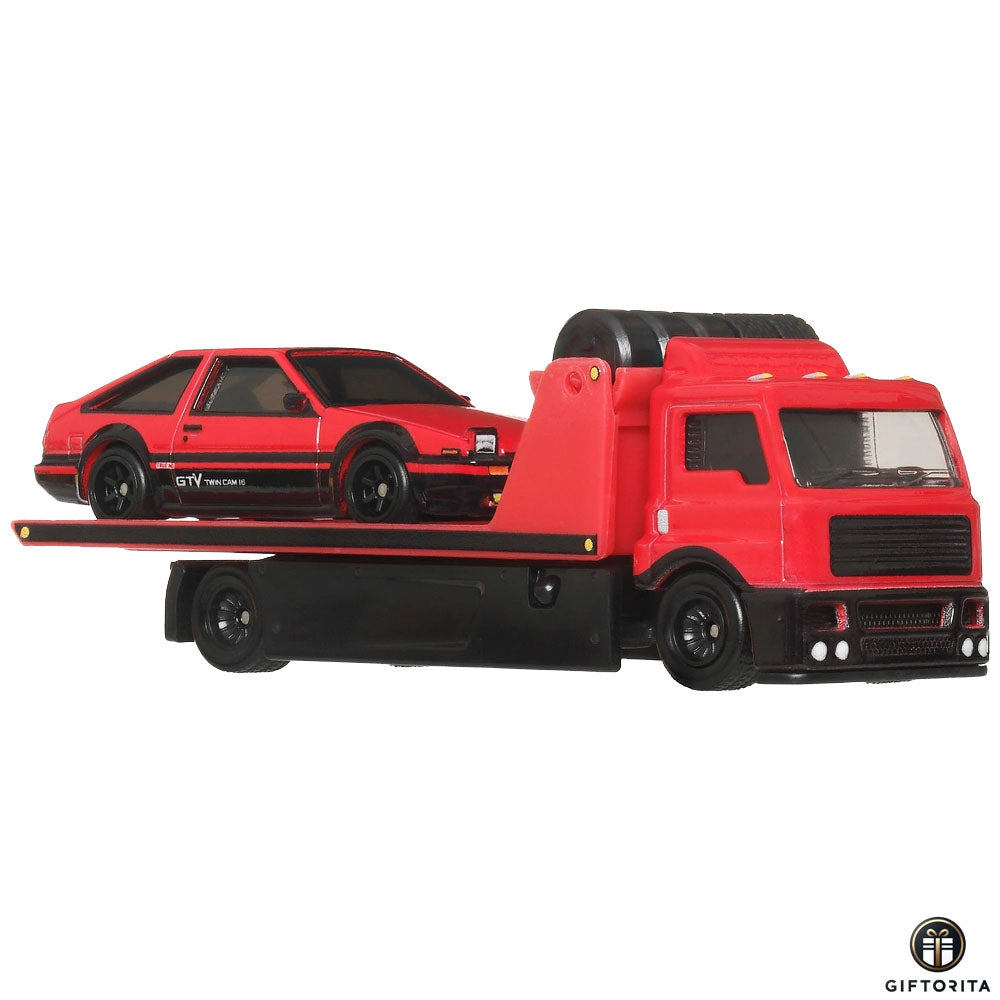Hot Wheels Premium Team Transport (P00086) # Car Culture - Toyota AE86 Sprinter Trueno And Fleet Street # 84