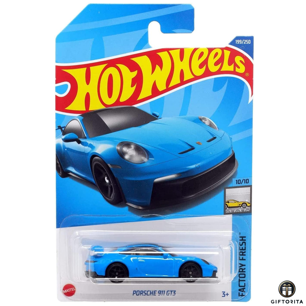 Hot Wheels Regular - Porsche 911 GT3 - 10/10 & 199250 - Blue