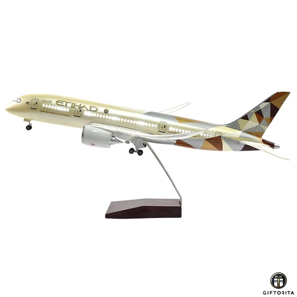 Plane Die Cast 1:144 (P01685) - Etihad Airplane Model Plane # 43cm