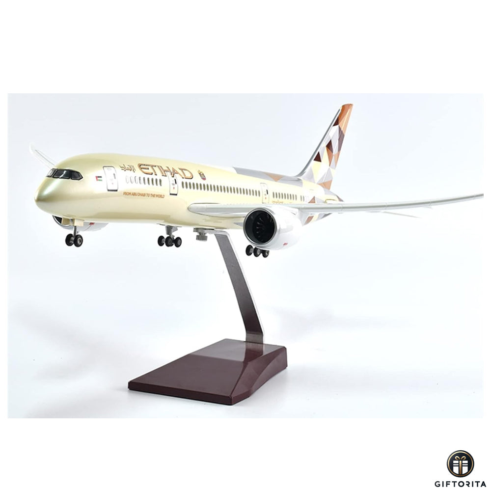 Plane Die Cast 1:144 (P01685) - Etihad Airplane Model Plane # 43cm