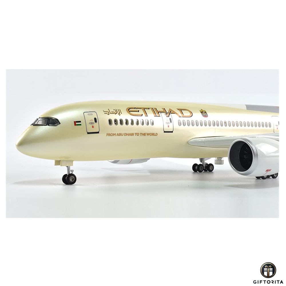 Plane Die Cast 1:144 (P01685) - Etihad Airplane Model Plane # 43cm