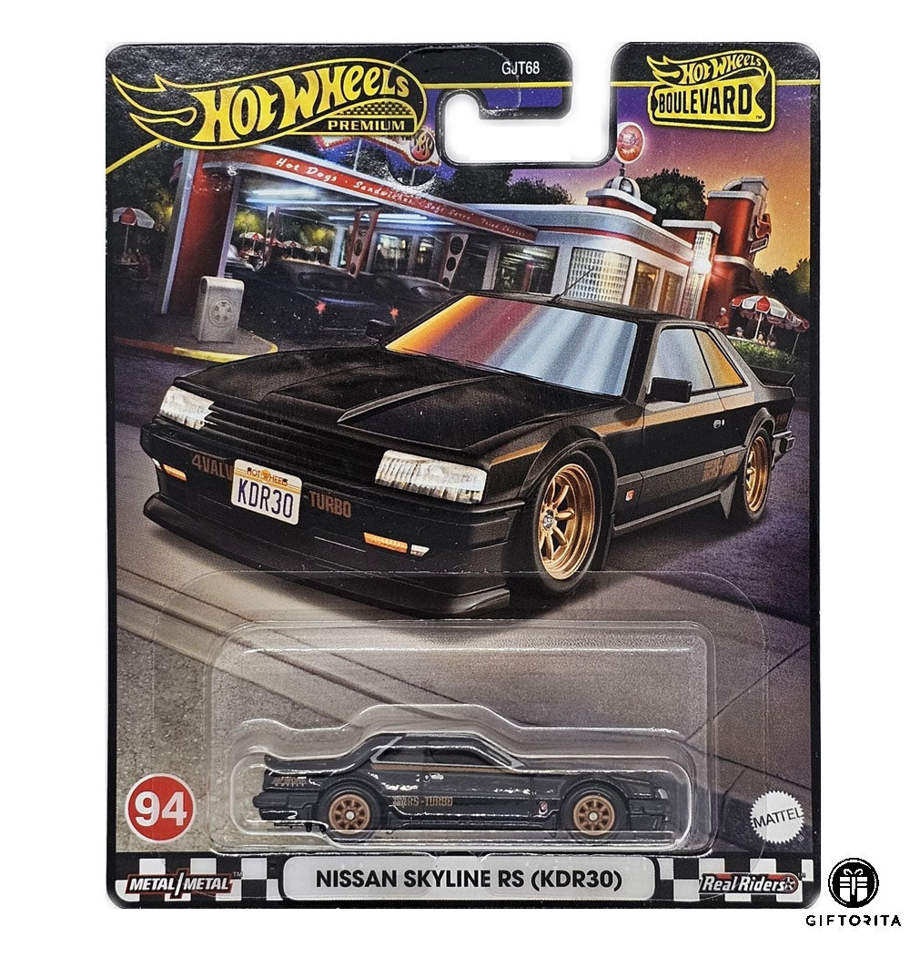 Hot Wheels Regular Nissan - Nissan Skyline RS (KDR30) -Boulevard - 94 - Black