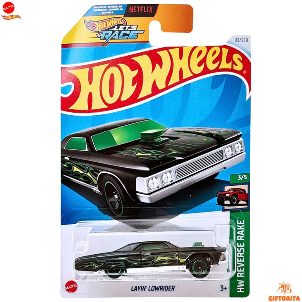 Hot Wheels Regular Layin – Layin’ Lowrider – 3/5 & 113/250 – Green