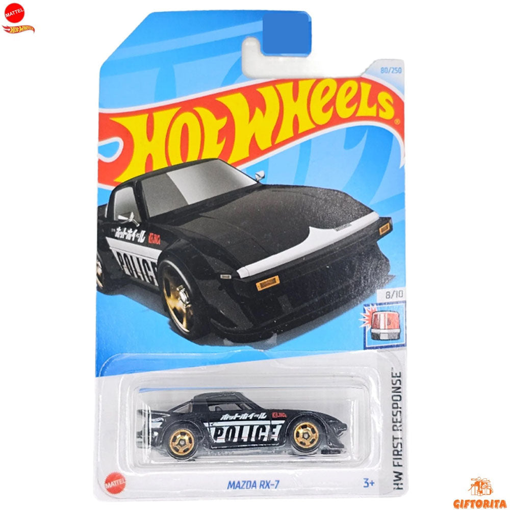 Hot Wheels Regular Mazda 2 – Mazda RX-7 – 8/10 & 80/250 – Black